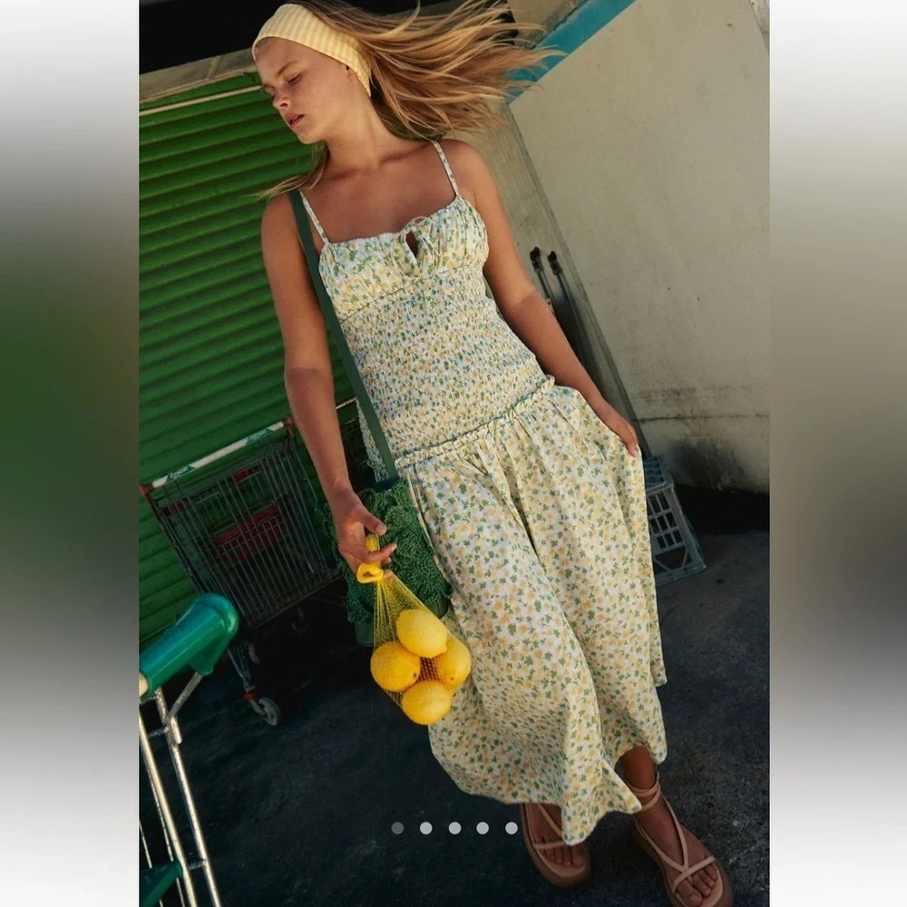 Free‎ People Lavender Daze midi Dress